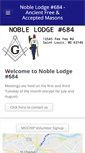 Mobile Screenshot of noble684.com